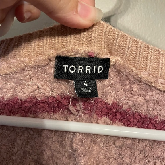 Torrid stripped Sweater - Picture 2 of 3